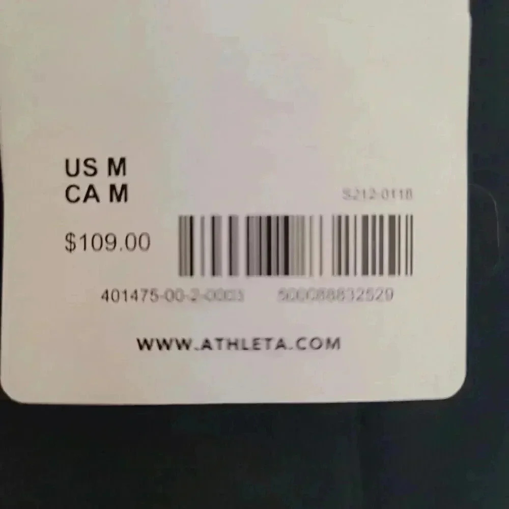Athleta Black Retro Straight Leg Jogger Pants  Pockets Women's Size Medium - Picture 4 of 12